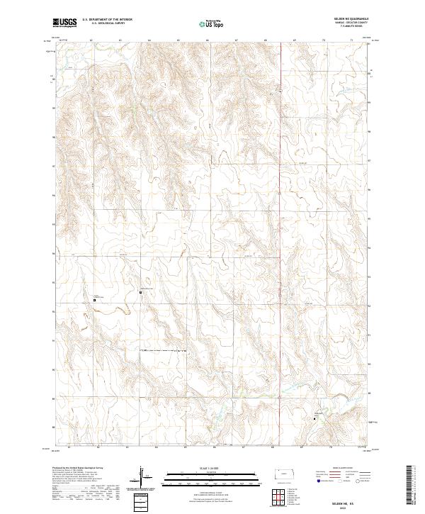 Selden NE topographic map thumbnail