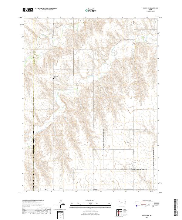Selden NW 2022 topographic map thumbnail