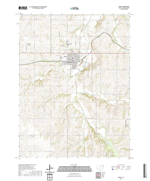 Seneca 2022 topographic map thumbnail