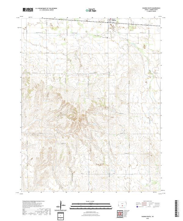Sharon South 2022 topographic map thumbnail