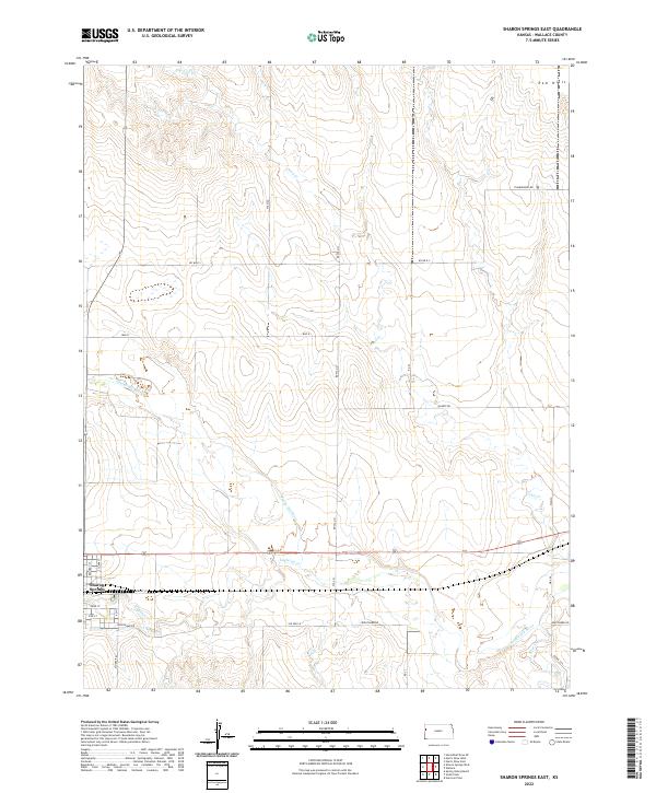 Sharon Springs East topographic map thumbnail