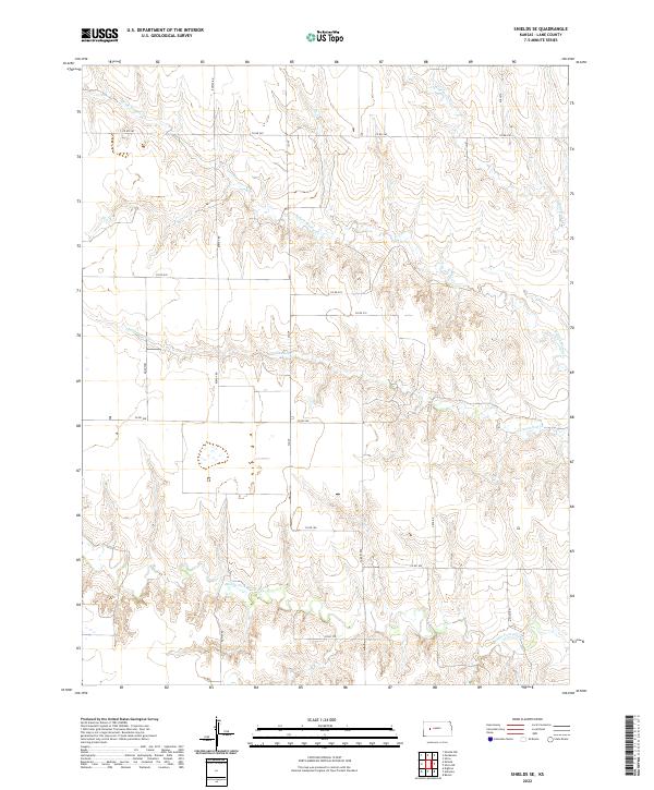 Shields SE topographic map thumbnail