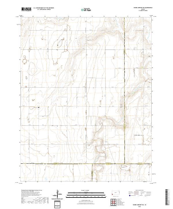Shore Airport NE topographic map thumbnail