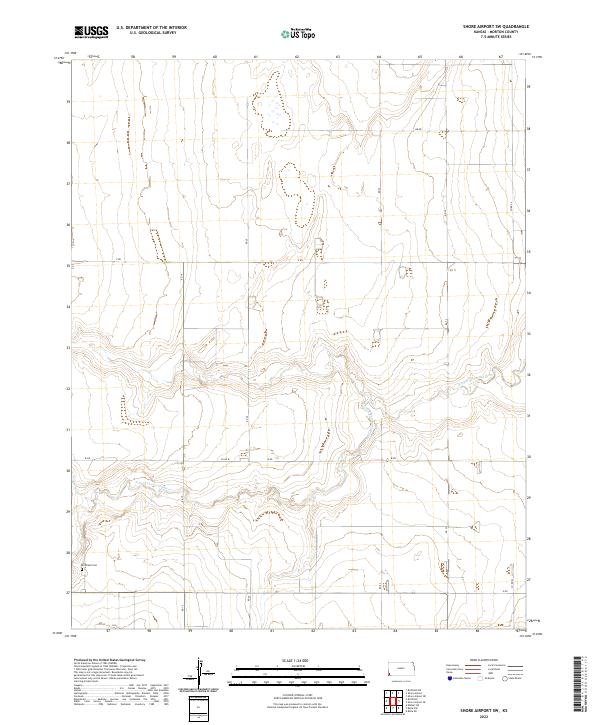 Shore Airport SW topographic map thumbnail