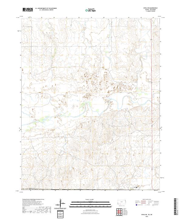 Sitka SW 2022 topographic map thumbnail