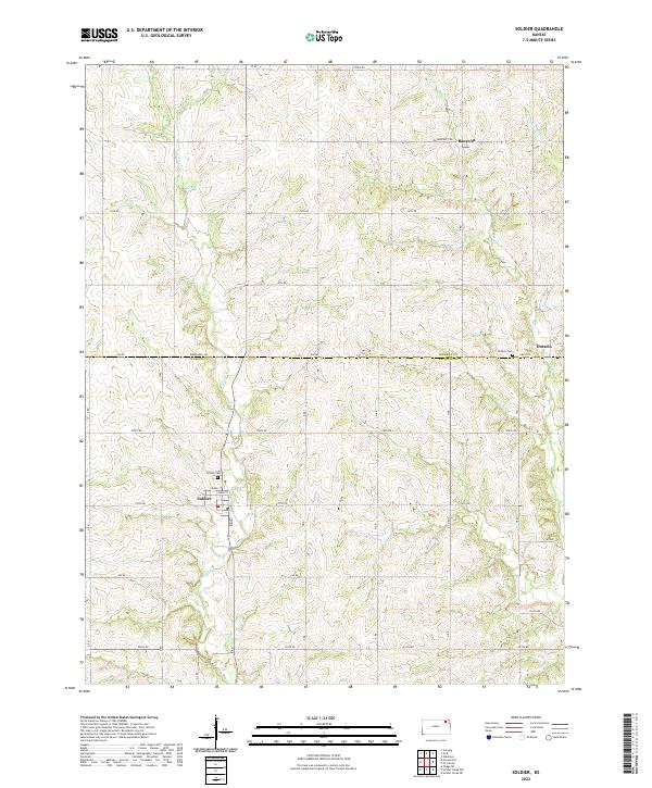 Soldier 2022 topographic map thumbnail