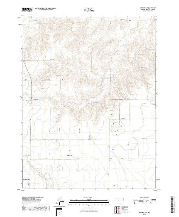South Flats topographic map thumbnail