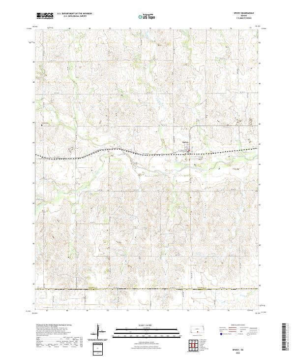 Spivey 2022 topographic map thumbnail