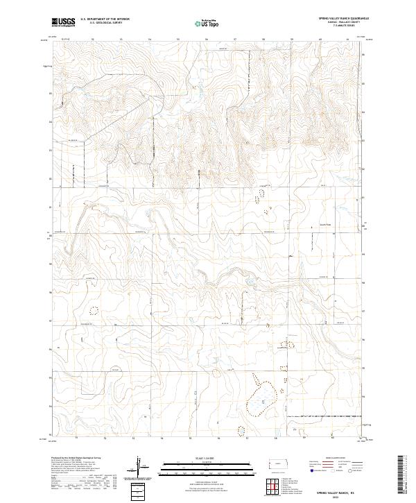 Spring Valley Ranch 2022 topographic map thumbnail