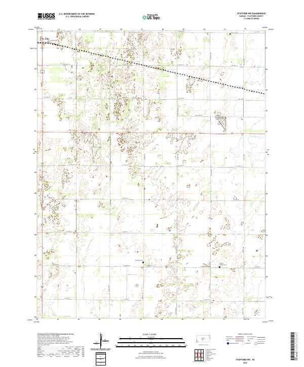 Stafford NW topographic map thumbnail
