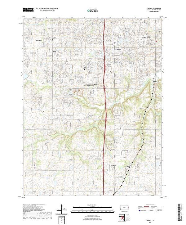 Stilwell 2022 topographic map thumbnail