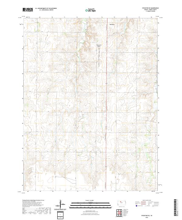 Stockton SE topographic map thumbnail