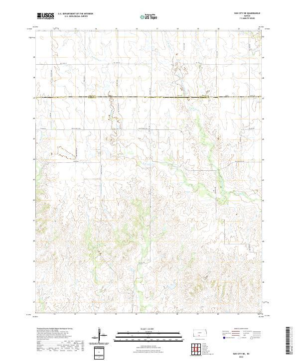 Sun City NE 2022 topographic map thumbnail