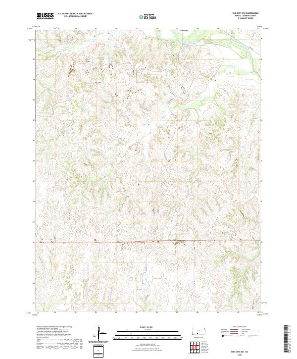 Sun City SW topographic map thumbnail
