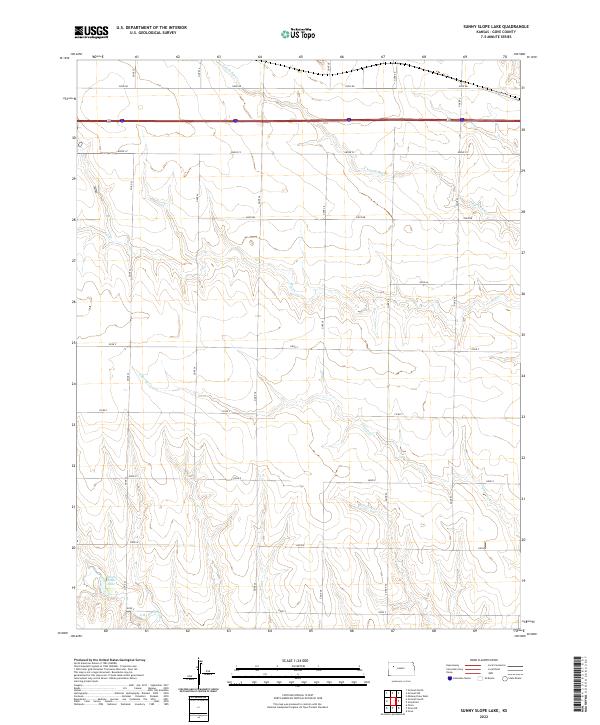 Sunny Slope Lake topographic map thumbnail
