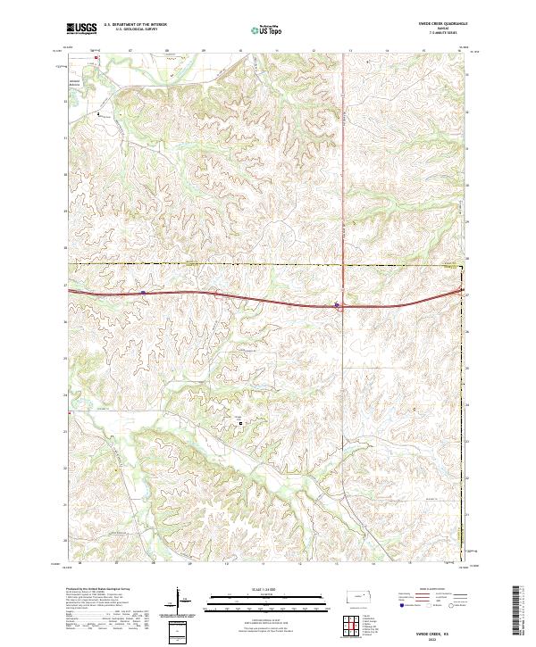 Swede Creek topographic map thumbnail