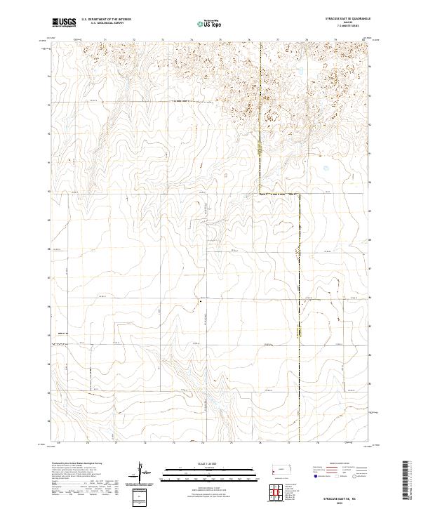 Syracuse East SE topographic map thumbnail