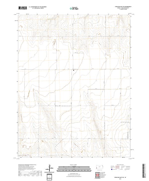 Syracuse East SW topographic map thumbnail