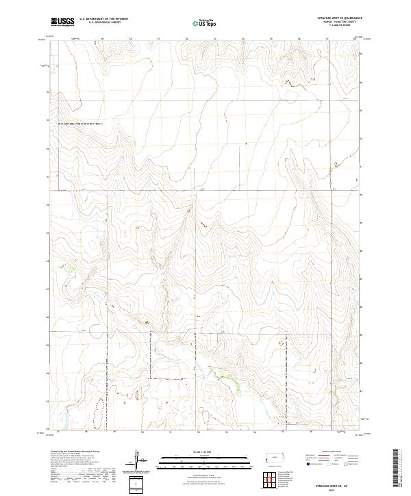 Syracuse West SE topographic map thumbnail