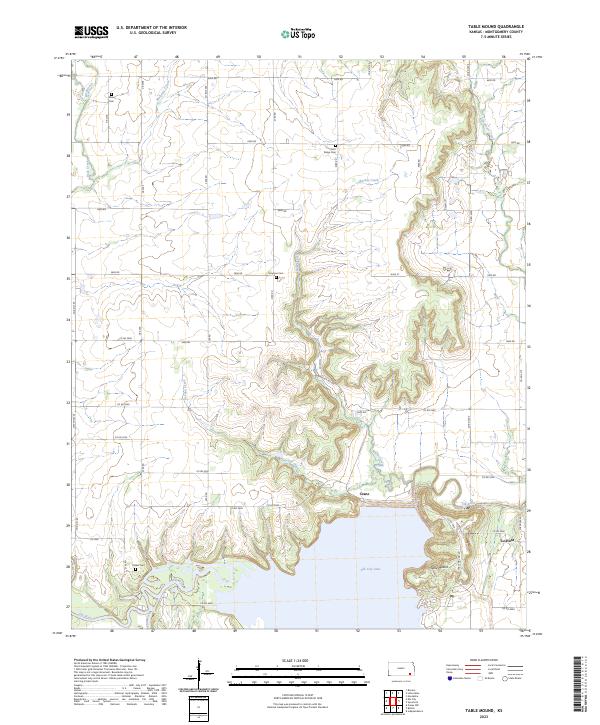 Table Mound 2023 topographic map thumbnail