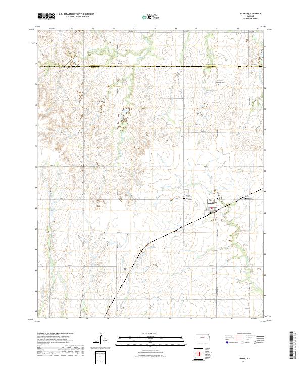 Tampa 2022 topographic map thumbnail