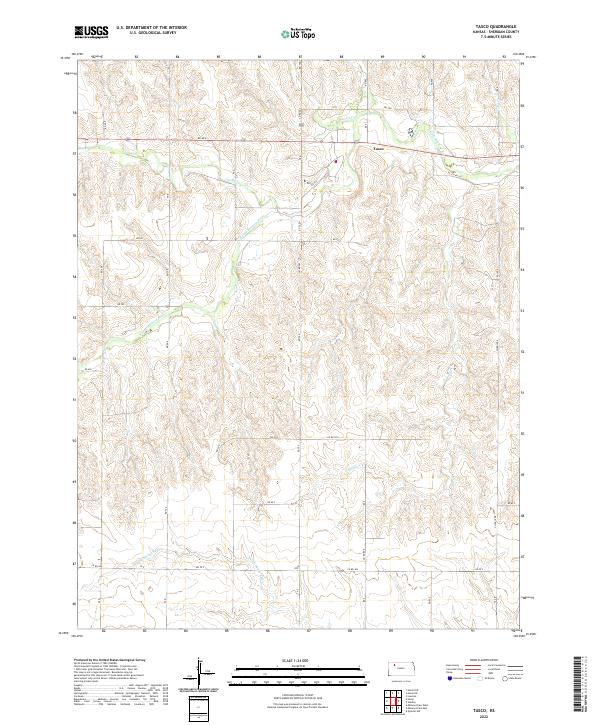 Tasco 2022 topographic map thumbnail