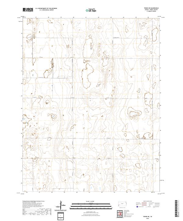 Tennis NE topographic map thumbnail