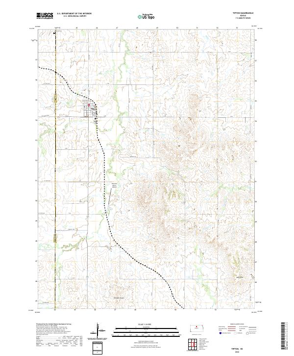 Tipton topographic map thumbnail