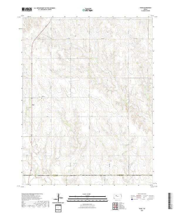 Togo 2022 topographic map thumbnail