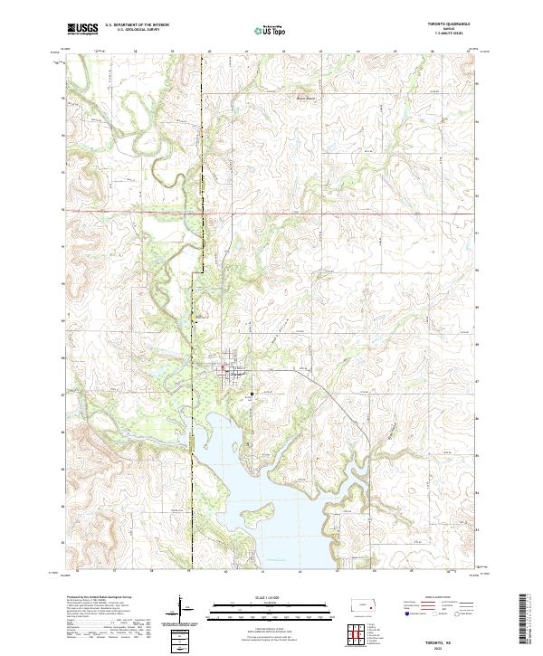 Toronto topographic map thumbnail