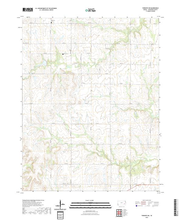 Toronto NE 2022 topographic map thumbnail
