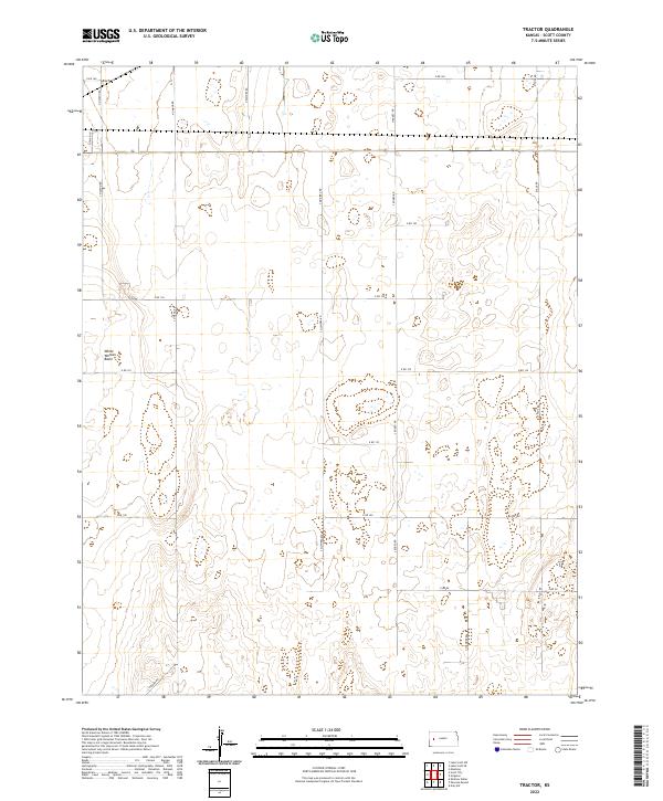 Tractor topographic map thumbnail
