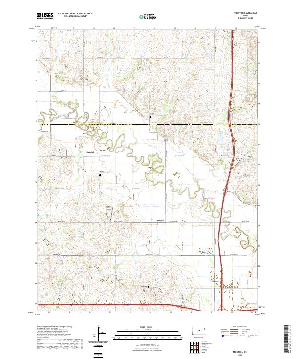 Trenton topographic map thumbnail
