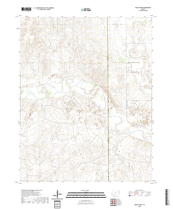 Trout Creek topographic map thumbnail