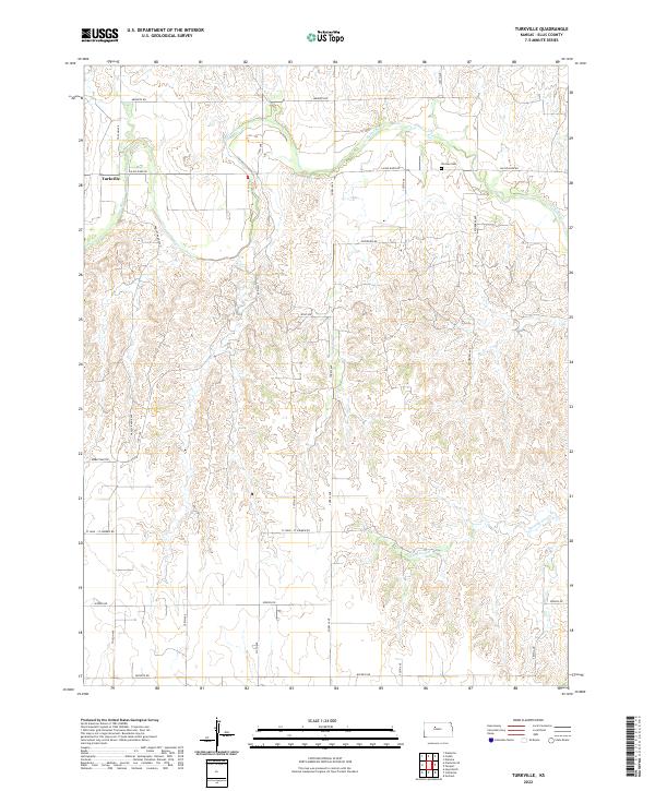Turkville topographic map thumbnail