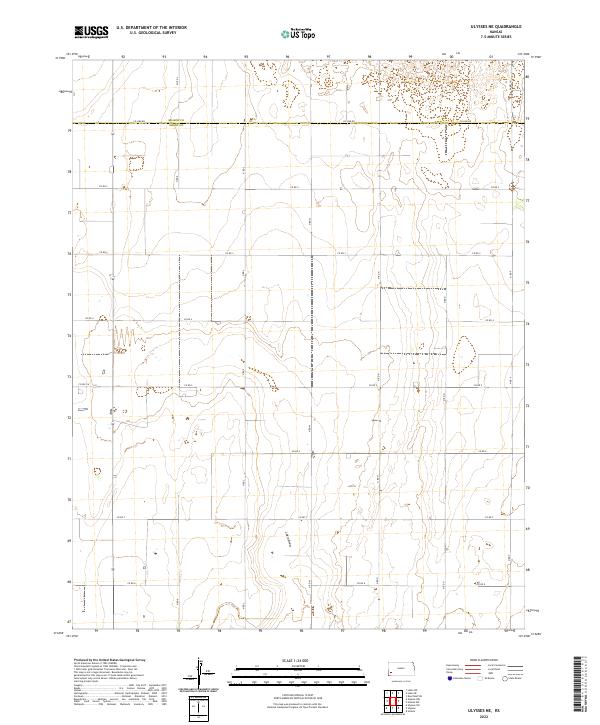 Ulysses NE topographic map thumbnail