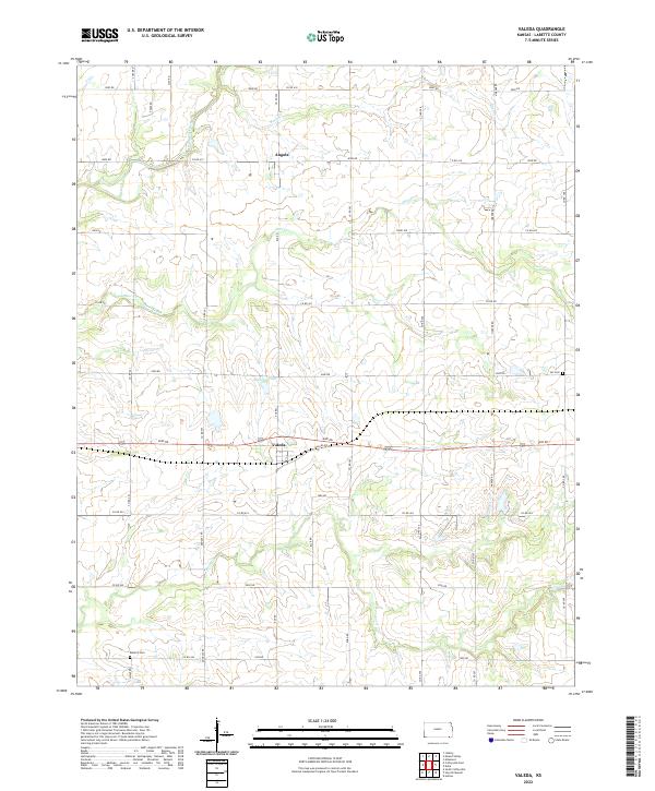 Valeda 2022 topographic map thumbnail