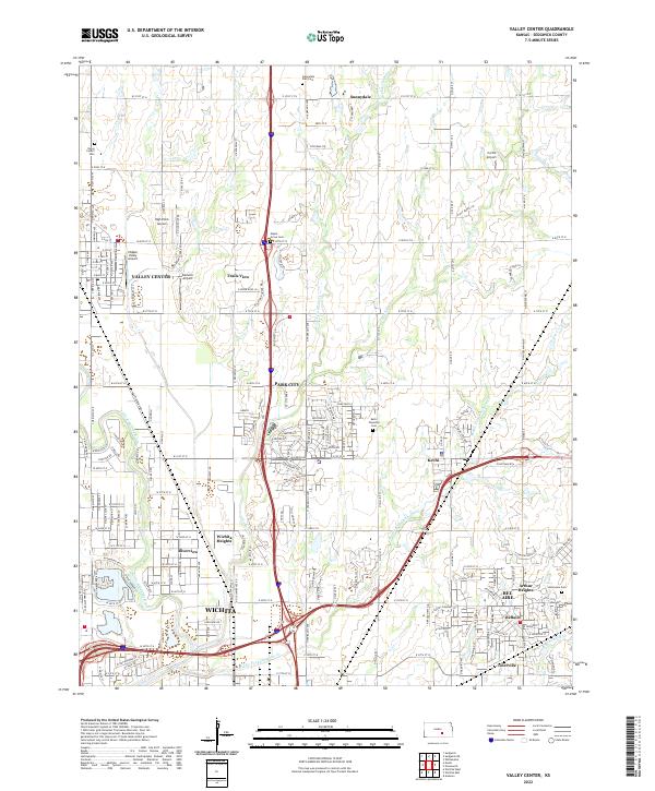 Valley Center 2022 topographic map thumbnail