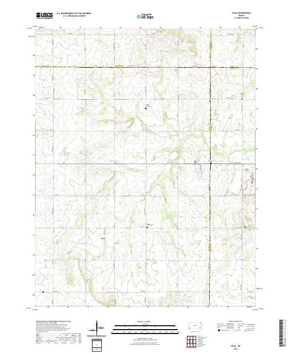 Vilas 2022 topographic map thumbnail