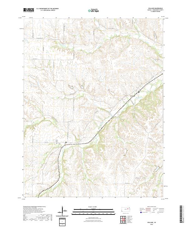 Volland topographic map thumbnail