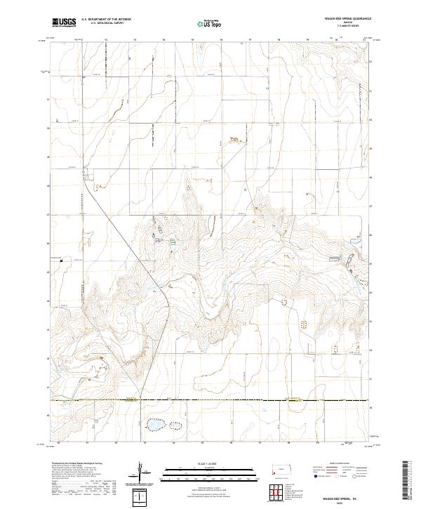 Wagon Bed Spring 2022 topographic map thumbnail