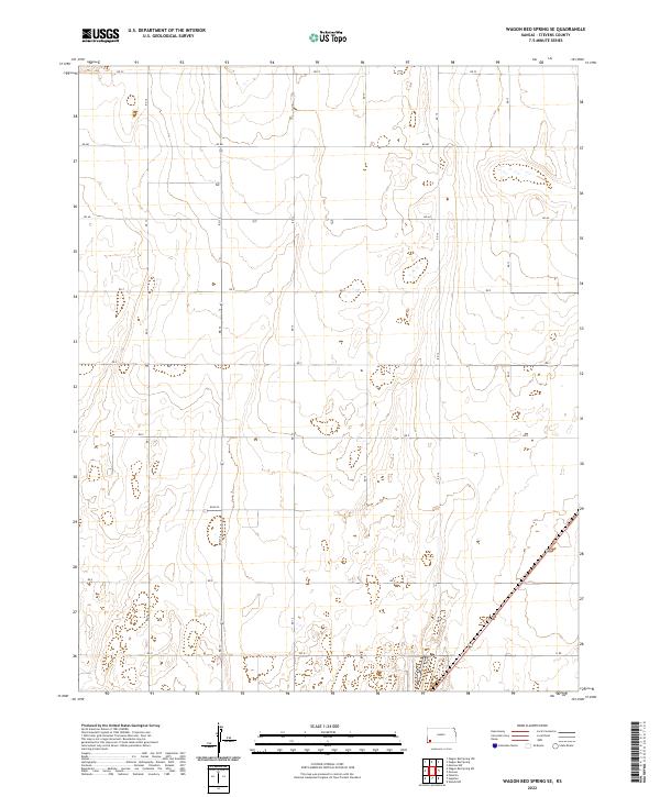 Wagon Bed Spring SE topographic map thumbnail