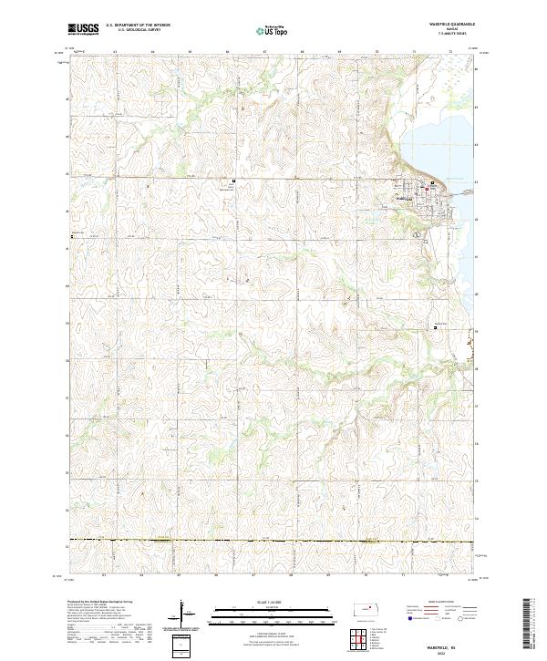 Wakefield 2022 topographic map thumbnail