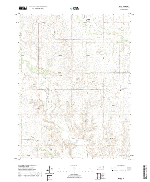 Waldo topographic map thumbnail