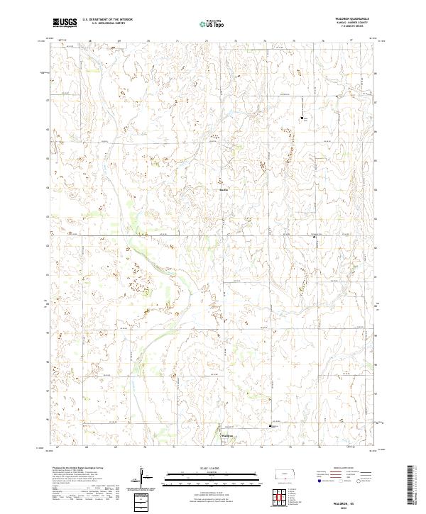 Waldron 2022 topographic map thumbnail
