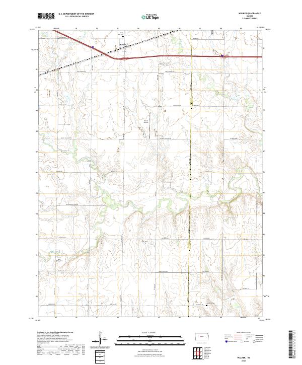 Walker 2022 topographic map thumbnail
