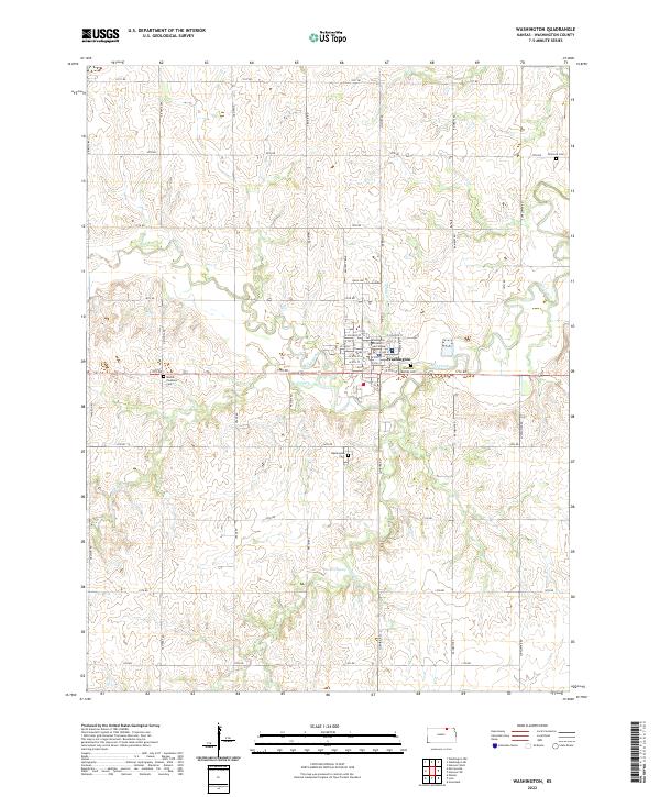 Washington topographic map thumbnail