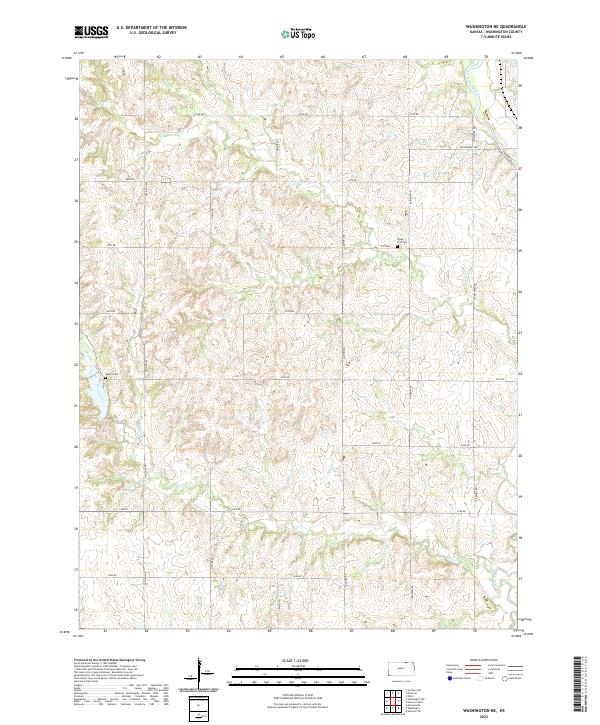 Washington NE topographic map thumbnail