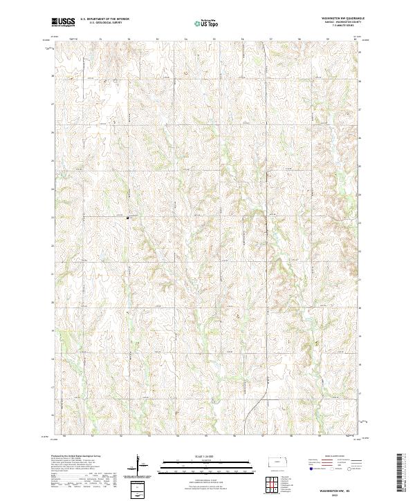 Washington NW topographic map thumbnail