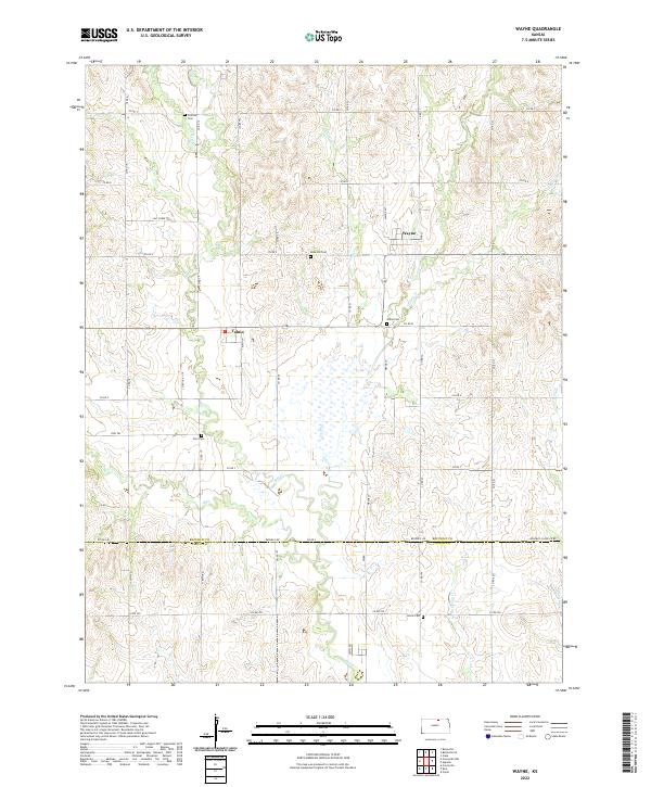 Wayne 2022 topographic map thumbnail